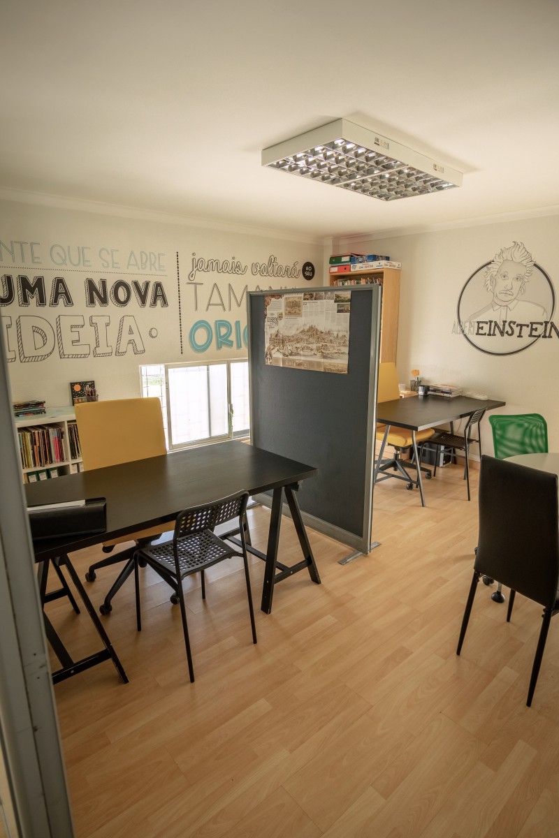 Espaço de estudo do Centro de estudos TIN